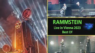 RAMMSTEIN Live in VIENNA 2023 Best Of [upl. by Ertnom366]