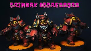 How to paint Blood Angel Primaris Aggressors in Gravis Armour [upl. by Notyap582]