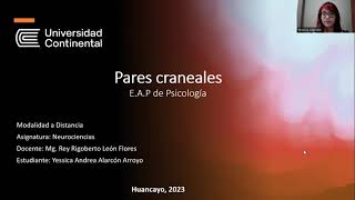 PA1 Exposición Pares craneales e Informe de aplicación [upl. by Eniahs]