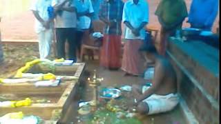 VASTHU POOJA Before KATTILA VEYPU [upl. by Lovering]