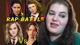 Princess Rap Battle quotKatniss vs Hermionequot International Harry Potter Day FIRST TIME REACTION [upl. by Negaem]