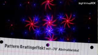 lightmaXX MINI GALAXY PRO II RB Multieffekt Firefly Laser [upl. by Declan648]