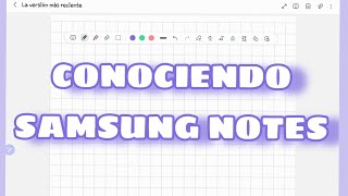 Apuntes digitales en Samsung Notes 2024 Parte 1 Conociendo la app [upl. by Hedve]