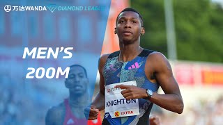 Erriyon Knighton breaks Usain Bolts 200m meeting record in Oslo  Wanda Diamond League 2023 [upl. by Nethsa]