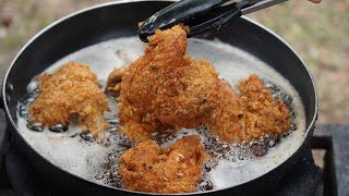 Deep Fried Crispy Chicken Wings Recipe  The Secret to the Perfect Fried Chicken [upl. by Eldnek661]