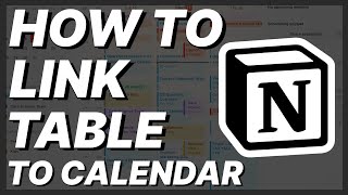 How To Link Table To Calendar Notion [upl. by Sandra]