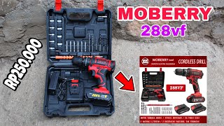 Ediannn Cocok Buat Kerja BERAT Review dan Tes Cordless drill Moberry Tools 288VF [upl. by Dust]