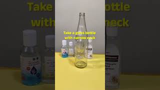 What happens if we put fire in hand sanitizer Bottle  science experiment shortvideos [upl. by Zola578]