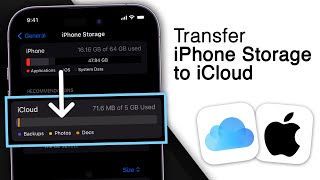 How To Transfer iPhone Storage To iCloud ALL SETTINGS [upl. by Solram]