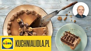 🍰🍫 Tort czekoladowoorzechowy  Paweł Małecki  Przepisy Kuchni Lidla [upl. by Corley]