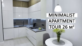 MINIMALIST APARTMENT TOUR 26 m2 280 sqf [upl. by Madeleine]