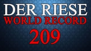 Der Riese World Record 209 Rounds  The Quest for 200 is over [upl. by Einwahs]