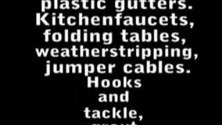 Weird Al Yankovic  Hardware Store Fast Part  Lyrics [upl. by Butterfield]