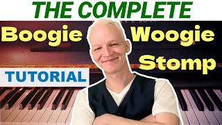 Boogie Woogie Stomp COMPLETE Piano Tutorial Albert Ammons [upl. by Quent179]