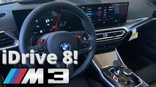 First Look at iDrive 8 in the 2023 BMW M3 Full Walkthrough and Overview [upl. by Okubo29]