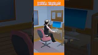 Ih takut 😱😱😱 ada boneka hantu sakura school simulator seram 2024shorts [upl. by Hanad]