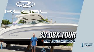 Discover the 2025 Regal 33 OBX with James Baranello  Sandy Hook Yachts [upl. by Anahsirk]