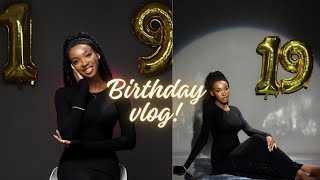 19TH BIRTHDAY VLOG Photoshoot exams gifts friends  more Sharon Imogu [upl. by Leonore]