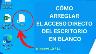 Cómo arreglar iconos de acceso directo de escritorio en blanco en Windows 10 y 11 [upl. by Durarte]