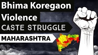 Maharashtra Bhima Koregaon violence  Dalit uprising or pure politics Brahman Dalit Caste war [upl. by Nnairret]