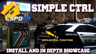 Simple CTRL  Install and Showcase  MUST HAVE MOD  LSPDFR [upl. by Bedelia]