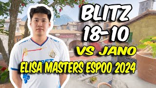 CS2 POV  The MongolZ bLitz 1810 vs JANO Inferno  Elisa Masters Espoo 2024 [upl. by Aloysia]