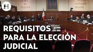 Abren convocatoria al público general para la elección judicial ¿Quiénes pueden aplicar [upl. by Anilrats147]