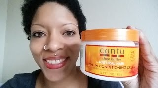 Review  Cantu LeaveInConditioning Cream [upl. by Okajima865]