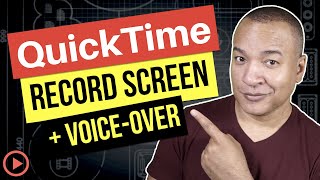 QuickTime Tutorial How To Record Your Screen and VoiceOver Mac [upl. by Chiang286]