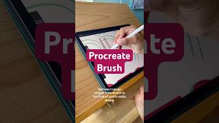 I made a Procreate brush This dualline brush is a game changer procreatebrush illustrator art [upl. by Kathrine643]