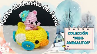 Patito Cochecito de Feria 💛 Colección MiniAnimalitos paso a paso en crochet [upl. by Joete]