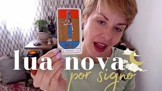 LUA NOVA  em leão  conselhos do tarot  POR SIGNO  com minutagem [upl. by Alvar]