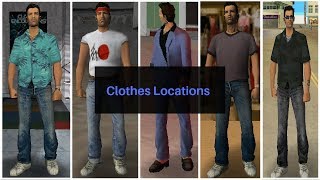 🎮GTA  Vice City Clothes Locations [upl. by Aigil]