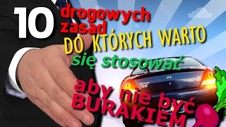 10 drogowych zasad do których warto się stosować aby nie wyjść na buraka  24 TOP10 [upl. by Krispin]