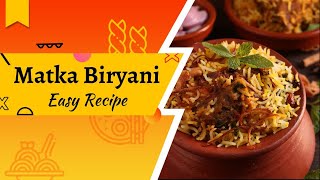 Matka Biryani  Handi Biryani  How to Make Biryani in Matka  Pot Biryani  Traditional Biryani [upl. by Rubens]