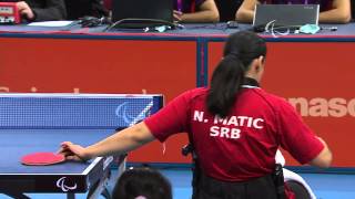 Table Tennis  CHN vs SRB  Womens Cl 45 Semifinal 1 M1  London 2012 Paralympic Gamesmp4 [upl. by Dugas362]