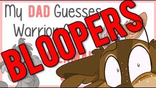 BLOOPERS  My DAD Guesses Warrior Cats [upl. by Akayas]