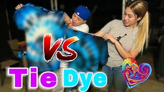 TIE DYE CHALLENGE VS GIRLFRIEND [upl. by Saw]