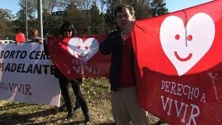 Spain adopts tighter abortion law as prolife activist rally [upl. by Simonetta]