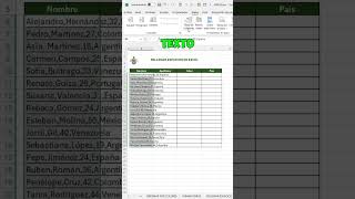 SEPARAR DATOS EN COLUMNAS en EXCEL excel [upl. by Nev]