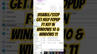 Disable or Stop quotHow to Get Help Popup F1 key Functionalityquot in Windows 10 amp Windows 11 popup [upl. by Eran385]