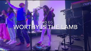 Worthy Is The Lamb  Hillsong Worship  Lead EG CAM [upl. by Enylcaj]