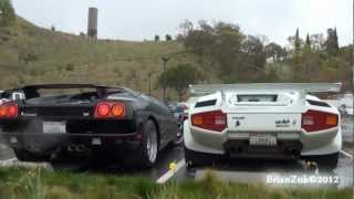 Lamborghini Countach LP5000 S and Diablo VT [upl. by Luttrell]