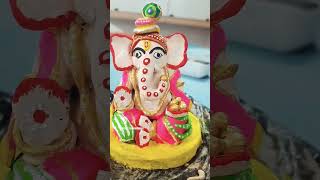 Ganpati Making at home🙏 Eco friendly gannu Bhaiya 🙏 clayart [upl. by Ettolrahs647]