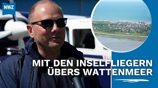 Der kürzeste Flug Deutschlands Von Harle nach Wangerooge [upl. by Corvese167]