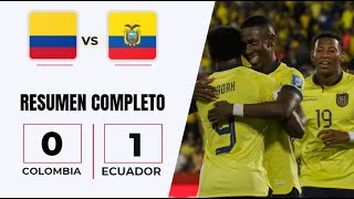 COLOMBIA SUCUMBE  ECUADOR GANA EN BARRANQUILLA Y HUNDE A COLOMBIA ELIMINATORIAS recreacion🎮 [upl. by Svirad]