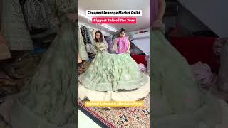 Cheapest Designer Lehenga Market Delhi lehenga chandnichowk wholesale lehengamarket lehengadesi [upl. by Lundberg]