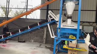 Conmach BlockKing12FSS is working in Nish Serbia while producing 20 cm Hollow Block [upl. by Llorre]