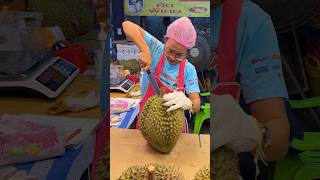 Amazing Unboxing Giant Durian  Fruit Cutting Skills [upl. by Padraig]