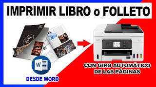 Imprimir en Forma de Libro desde Word 2024  Giro Automático de las Páginas [upl. by Vladi599]